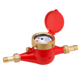 MEASUREMAN 1/2” Non-Pulsed Multi-Jet Gallon Hot Water Meter, Durable Brass Body, 15mm Flow Size, Accurate Monitoring for Home and Residential Hot Water Systems