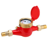 MEASUREMAN 3/4” Non-Pulsed Multi-Jet Gallon Hot Water Meter, Heavy-Duty Brass Body, 20mm Flow Size, Reliable Hot Water Measurement for Home and Industrial Applications