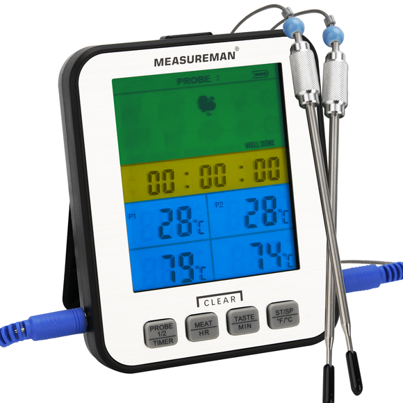 Dual probe meat thermometer hot sale