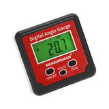 MEASUREMAN Digital Level Protractor Inclinometer Magnetic Level Angle Meter with Hold Function Angle Finder Level Box Angle Measuring Tool