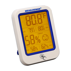 MEASUREMAN Digital Thermometer Hygrometer Gauge Max/Min Indoor