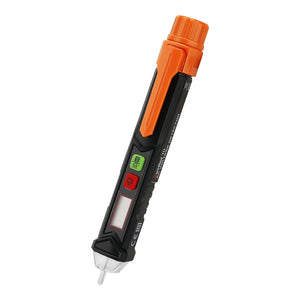 Measureman Non-Contact Detector, AC Voltage Tester Pen, 12-1000V/48-1000V Dual Range with LED Flashlight, Live/Null Wire Judgment