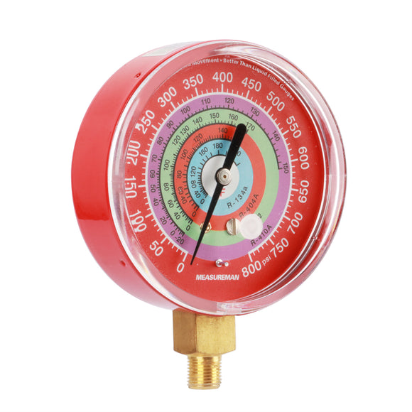 Measureman Refrigeration Pressure Gauge, 3-1/8
