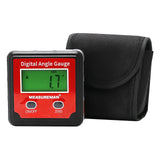 MEASUREMAN Digital Level Box Protractor Angle Finder Gauge Bevel Gage Inclinometer with Aluminium Framework Magnetic Base