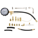 MEASUREMAN Fuel Injection Pump Pressure Gauge, Automotive Injector Gasoline Tester Tool Kit，0-140PSI/10 Bar