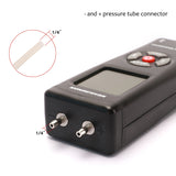 Measureman Handheld Digital Differential Pressure Gauge, Vacuum and Pressure Gauge Meter Tester 11 Units with Backlight, ±2Psi/Kpa, 1-2 Pipes Air System Measurement