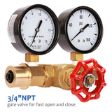 Measureman Water Pressure and Flow Test Gauge Assembly