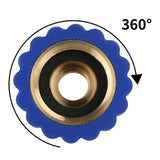MEASUREMAN Garden Hose Adaptor Lead Free Brass, 3/4"" Female Hose x 1/4"" NPT Female, 360 Degree Swivel