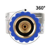 MEASUREMAN 2-1/2" Lead-Free Water Proof Anti Vibration Pressure Test Gauge, Garden Hose Pressure Gauge, 3/4" Female Hose Thread, 0-200 psi/kpa