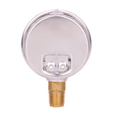 Measureman 2" Dial Size, Glycerin Filled Pool Filter Pressure Gauge, 304 Stainless Steel Case, 0-35psi/250kpa, 1/4" NPT Lower Mount