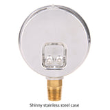 Measureman Vacuum Gauge, Glycerin Filled, 2-1/2" Dial Size, 1/4"NPT Lower Mount, -30"Hg/-100kpa-0  50pcs