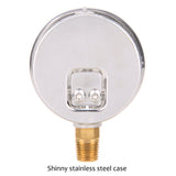 MEASUREMAN 2-1/2" dial, 1/4"NPT Lower, Glycerin Filled, Stainless Steel case, Brass Inside, 0-10psi/kpa