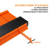 MEASUREMAN Contour gauge Profile Tool 2 Pack (10 inch + 5 inch) Copy Irregular Shape Duplicator
