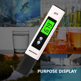 MEASUREMAN PH Meter, Digital PH Tester 0.01 PH High Accuracy Water Quality Tester with 0-14 PH Measurement Range