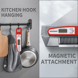 MEASUREMAN Instant Read Meat Thermometer with Backlight,Magnet and Foldable Probe for Deep Fry，Ultra Fast Precise Waterproof Digital Food Thermometer for Kitchen Cooking& Outdoor BBQ & Grill