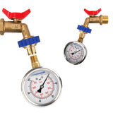 MEASUREMAN Garden Hose Adaptor Lead Free Brass, 3/4"" Female Hose x 1/4"" NPT Female, 360 Degree Swivel