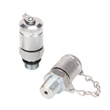 MEASUREMAN Portable Excavator Hydraulic Pressure Test Coupling Kit, Including 6 Test Couplings, 3 Pressure Gauges, 2 Test Hoses for Excavator Construction Machinery