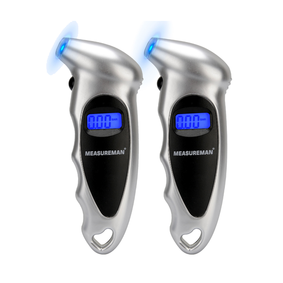 AstroAI 150 PSI Silver Digital Tire Pressure Gauge, Tire Gauge, Air  Pressure Gauge (1 Pack)