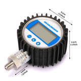 Measureman 3-1/8" Dial Size, Digital Pressure Gauge, 0-100psi/bar/Mpa/Kpa, 1/4"NPT Lower Mount, 0.25% Accuracy