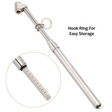 Measureman Heavy Duty Dual Head Truck Tire Gauge, Solid Brass Body, Aluminum Slide, with Hook, Range 10-150psi  10pieces
