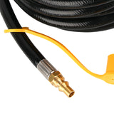 Roastove Propane Elbow Adapter with Extension Hose, 12FT Hose with Elbow Fitting, Propane Quick Connector Hose RV  to Gas Grill